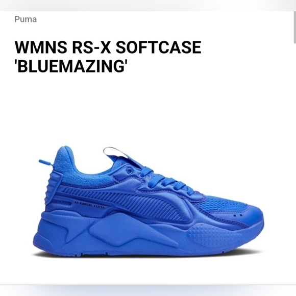 PUMPS WOMEN'S RS-X SOFTCASE 'BLUEMAZING SNEAKERS - Picture 2 of 3